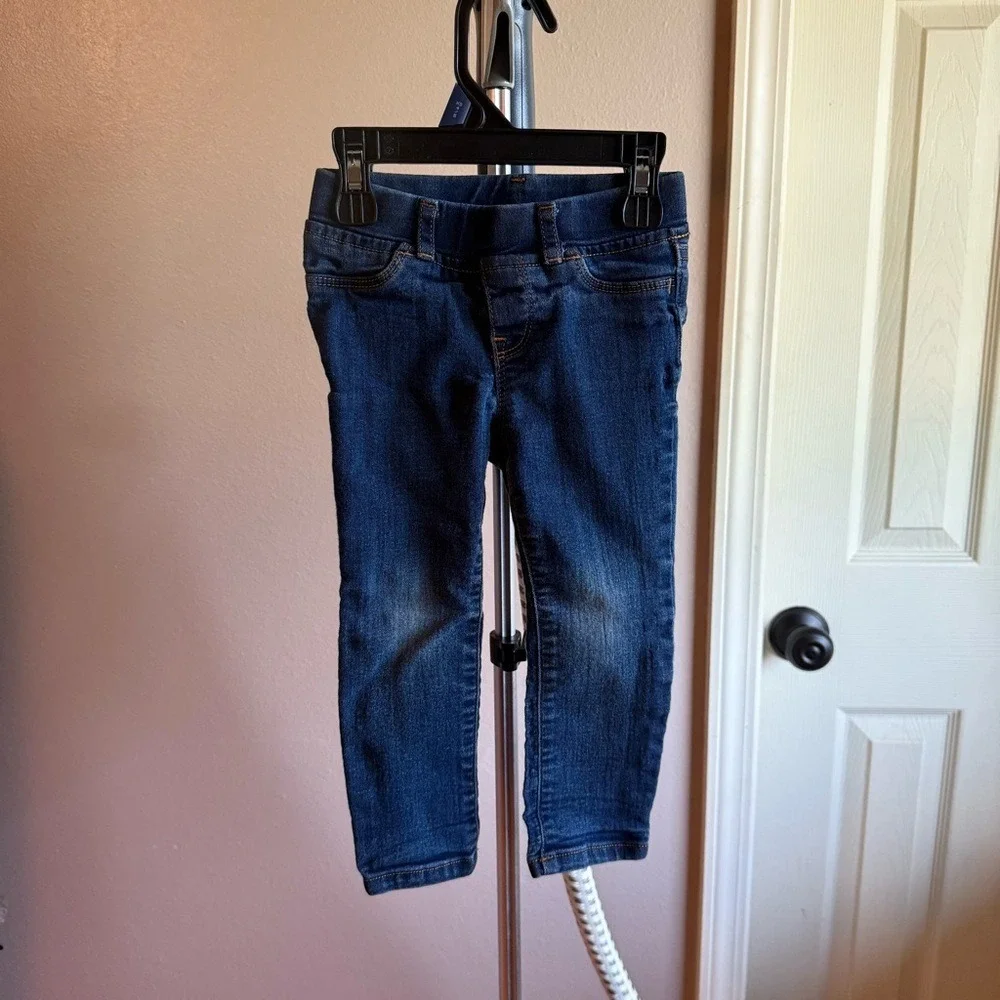 Gap Kids Toddler‎ 2T Jegging Dark Wash Pull On Denim Jeans Stretch Pant
